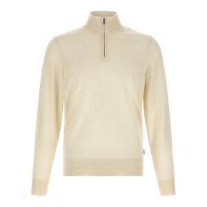 Hugo Boss Beige Virgin Wool Men's Cardigan